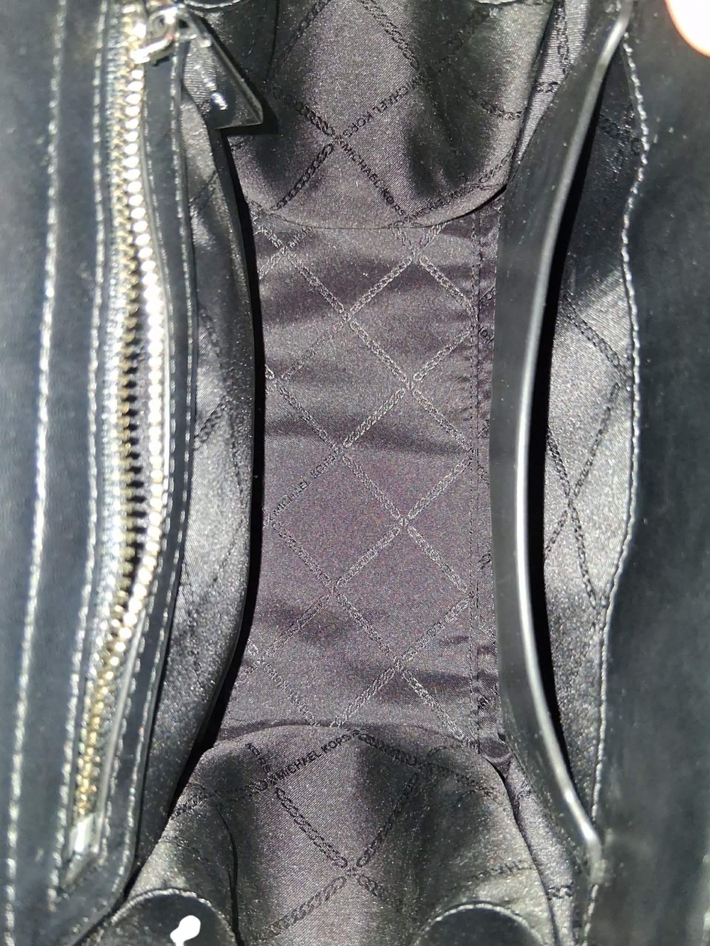 Michael Kors Carmen Medium Belted Satchel Black - Picture 9 of 9